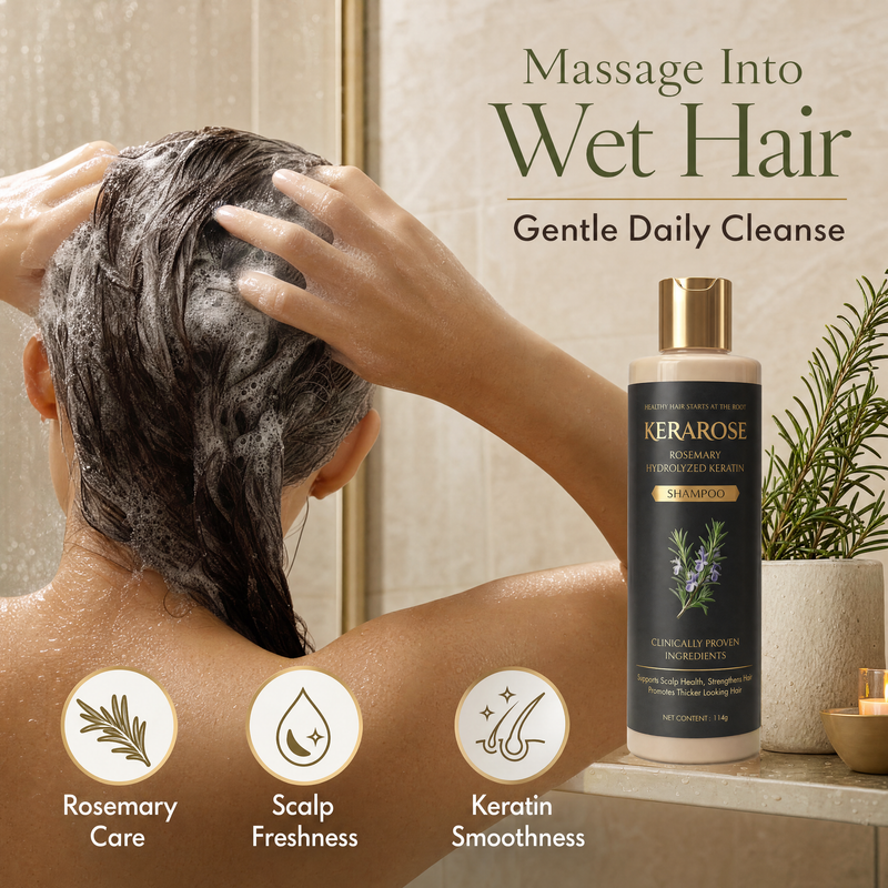 Kerarose Rosemary Shampoo For Hair Growth